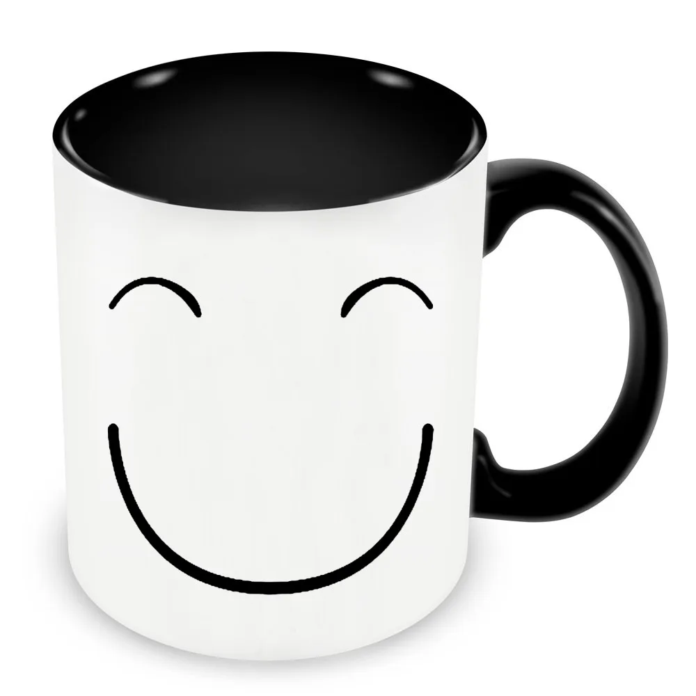 

Happy Face Smile Mugs Boyfriend Girlfriend Husband Wife Coffee Cups Creative Milk Drinkware Coffeeware Home Decor Birthday Gifts