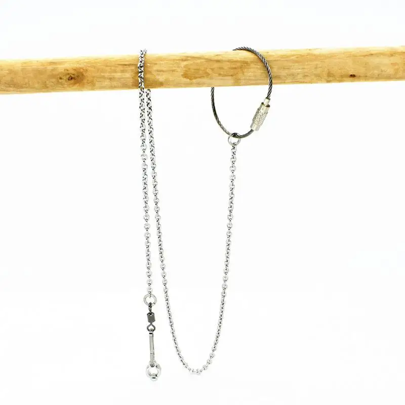 

Stainless Bird Parrot Foot Chain with Swivel Buckle Pet Parrot Leg Ring Ankle Parrot Bird Ring Outdoor Flying Training Activity