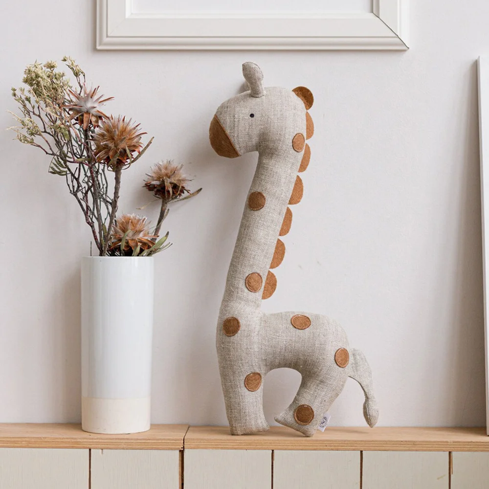 Хлопковая игрушка в скандинавском стиле петух серый гусиный олень милая кукла