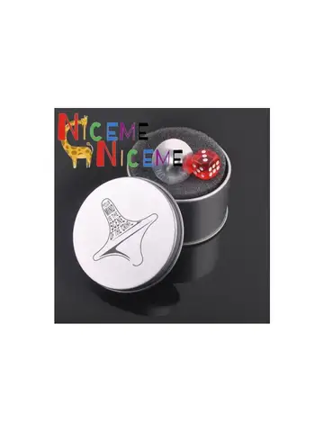 MYPANDA Серебристый волчок из цинкового сплава