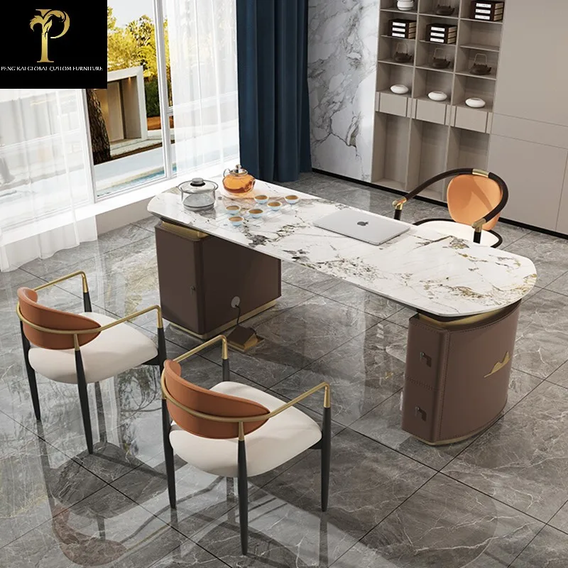 

1 светильник роскошный кофейный столик из закаленного стекла, простой современный журнальный столик прямоугольной формы из итальянского м...