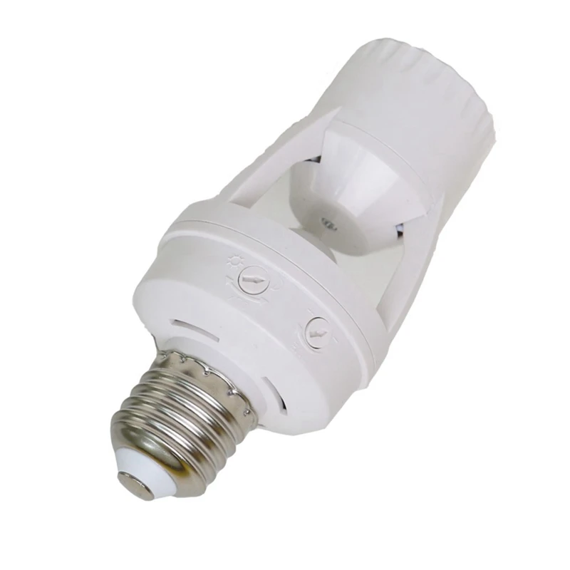 

E27 _ 220V винт фотолампы с держателем фотолампы с разъемом переключателя, определяющим датчик движения E27