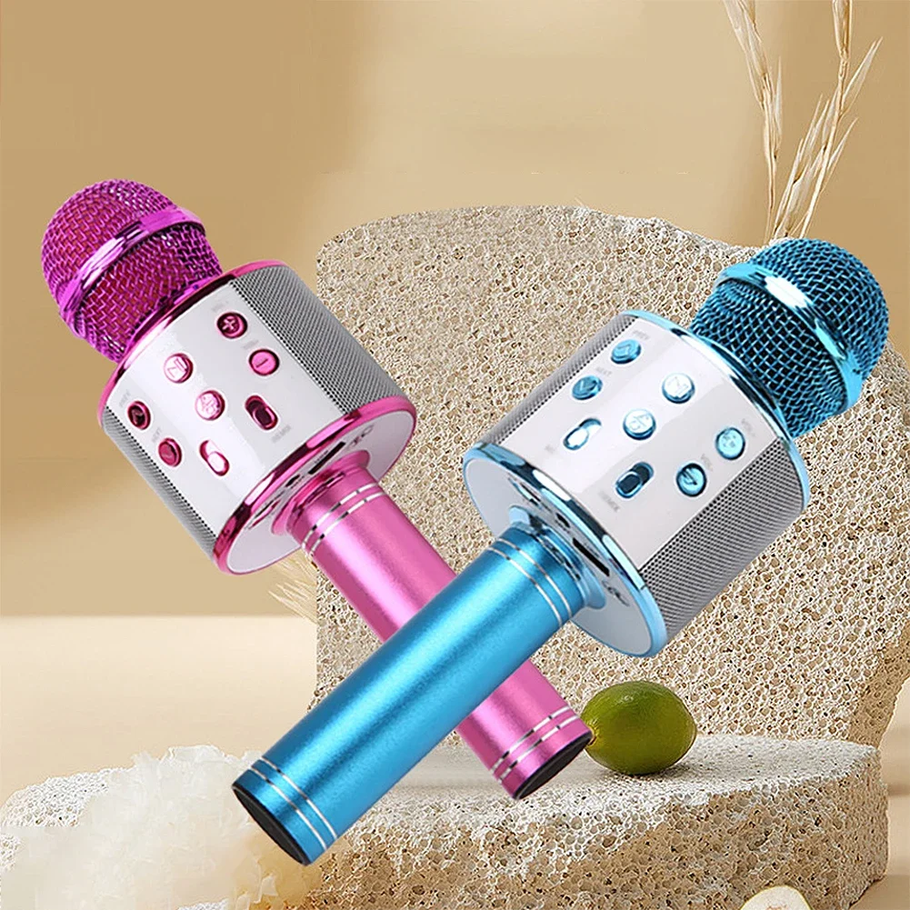 Портативный беспроводной караоке USB-микрофон с изменением голоса для