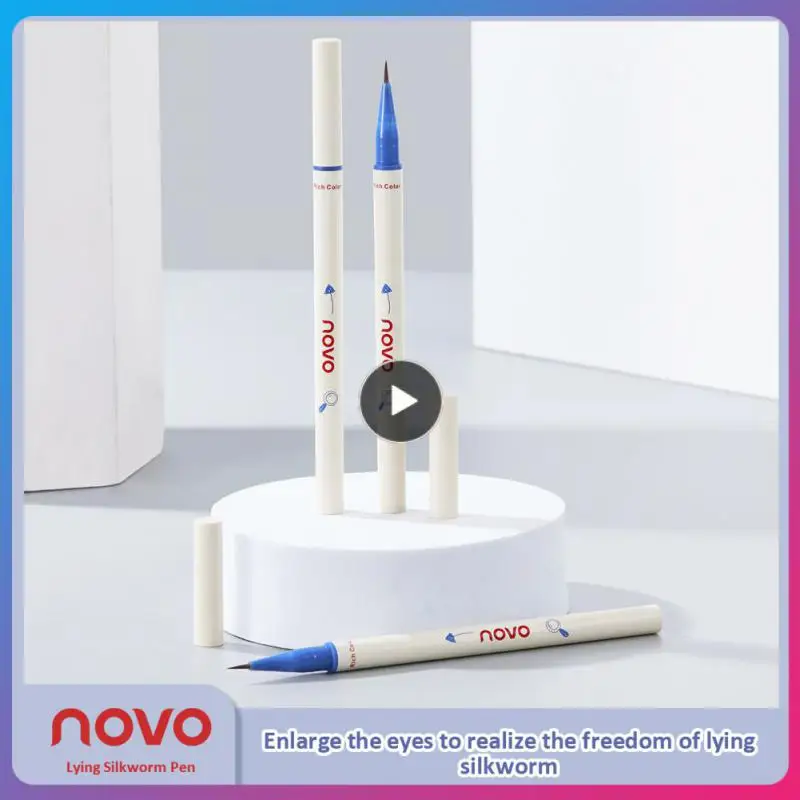 

Liquid Silkworm Pen Soft Smooth Waterproof Eyeliner Gel Pencil Matte Brown Eyeliner Liquid Eyeliner Pen Cosmetics Eyes Makeup