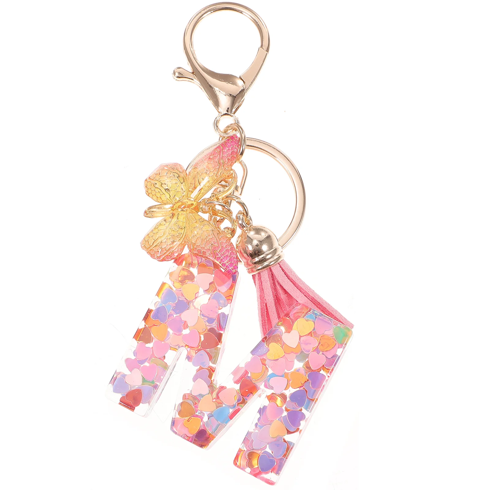 

Keychain S Letterkey Initial Glitter Year New Keychains Novelty Chain Couple Animal Sparkly Crystal Abc Keyring Ring Alphabet