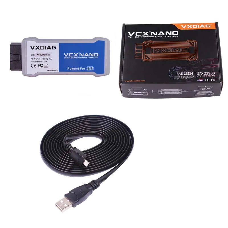 

VXDIAG VCX NANO for GM/OPEL GDS2 Diagnostic Tool