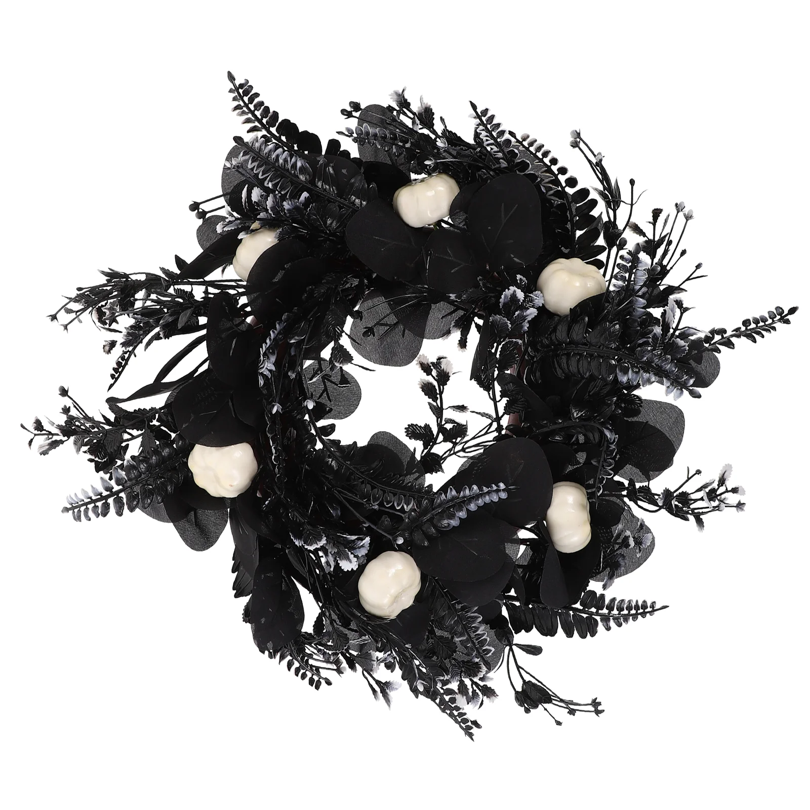 

Wreath Haunted House Hanging Halloween Decor Fake Artificial Door Pumpkin Home Party Favor Pendant Fishtail