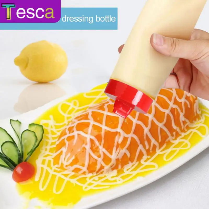 

Kitchen Accessories Sauce Dish Safe Resin Creative 4-hole Oil Dispenser For Ketchup Mayonnaise Plastic Seasoning Squeeze Bottles