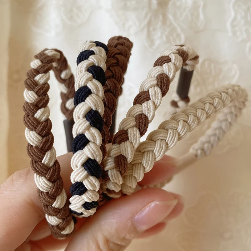 

Резинки для волос корейские женские, эластичные заколки для хвоста, аксессуары для волос, 5 шт.