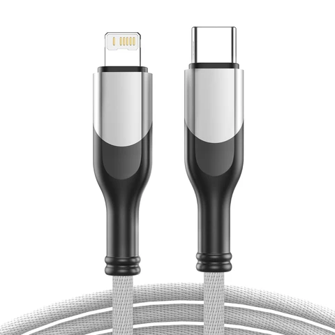 Кабель USB Type-C для iPhone 14, 13, 12, 11 Pro Max, 7, 8 Plus, iPad mini, Macbook, PD, 27 Вт, быстрая зарядка, USB-кабель для зарядки и передачи данных USBC To Lighting зарядное устройство