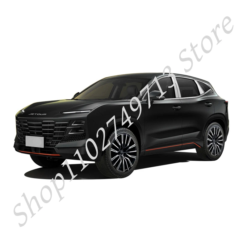 Для Jetour Dashing Dasheng Chery GreatSaint 2022 ~ 2025 из нержавеющей стали черная накладка на порог