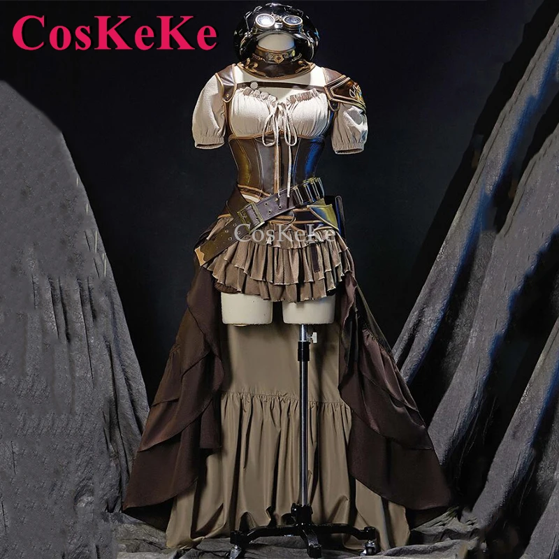 CosKeKe YuanMin косплей игры FF14 костюм 480HQ полный комплект Милая боевая униформа Женская