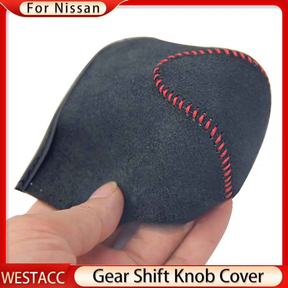 Кожаные автомобильные ошейники для шестеренок головка Крышка ручек чехлы