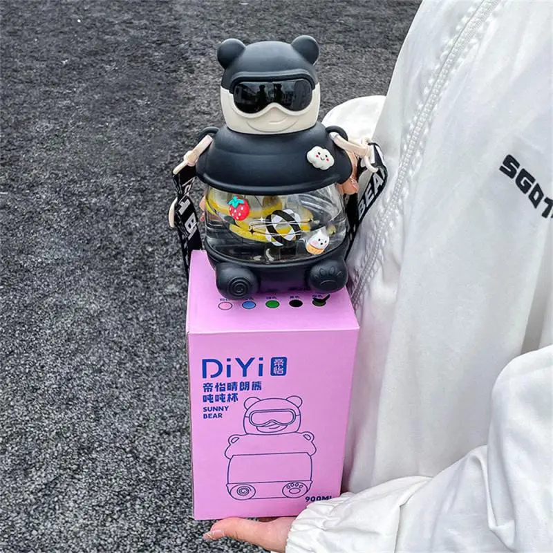 

Спортивная, школьная, Офисная Питьевая соломинка, бутылка, питьевая чашка, высокая красота, с соломинкой, большая емкость, чашка для воды с большим животом для детей