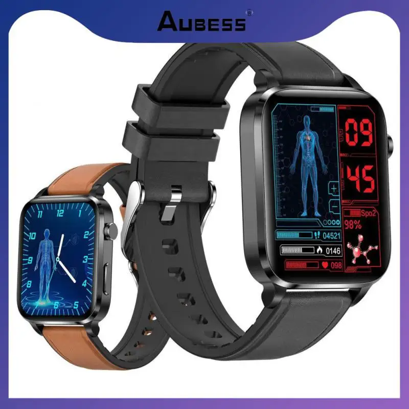 

Body Temperature Accurate Smart Watch 2023 Smartwatch 24h Heart Rate Health Monitoring F100 Smart Watch Blood Glucose Spo2 Bp