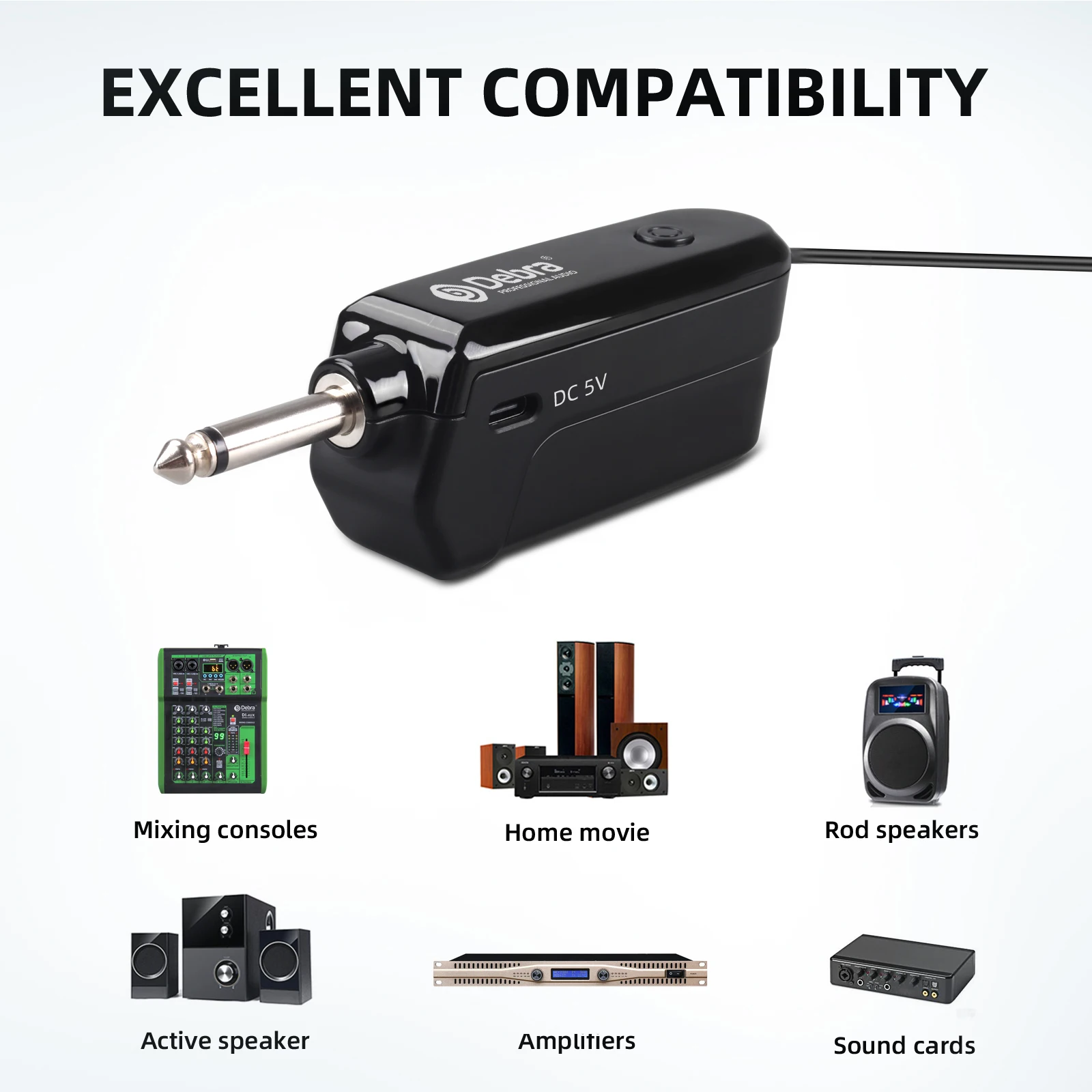 Профессиональный UHF-микрофон Debra MT102 с мониторингом IEM, 501-599 МГц - для концертов, конференций и сценических выступлений (art.: 3920daa32a490) - 3920daa32a490