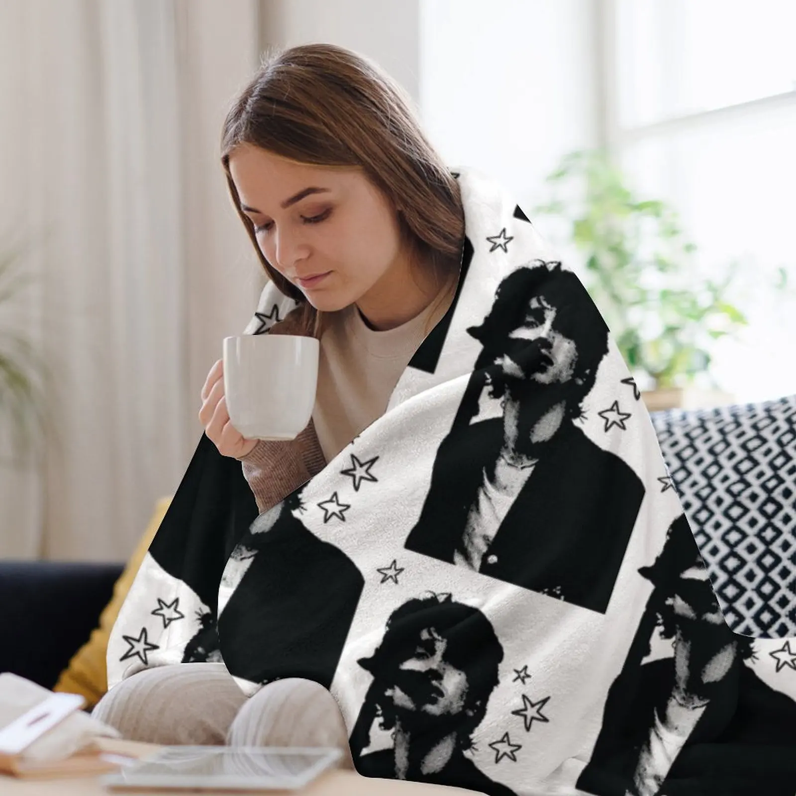 Ингалятор - Elijah Hewson Плед Персонализированный подарок Thins Многоцелевые мягкие