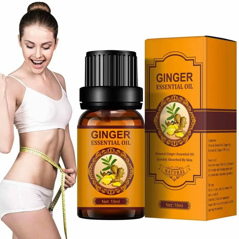 

Имбирное массажное масло, чистое натуральное имбирное масло для живота, лимфатическое массажное имбирное масло для кожи и распылитель, спа ...