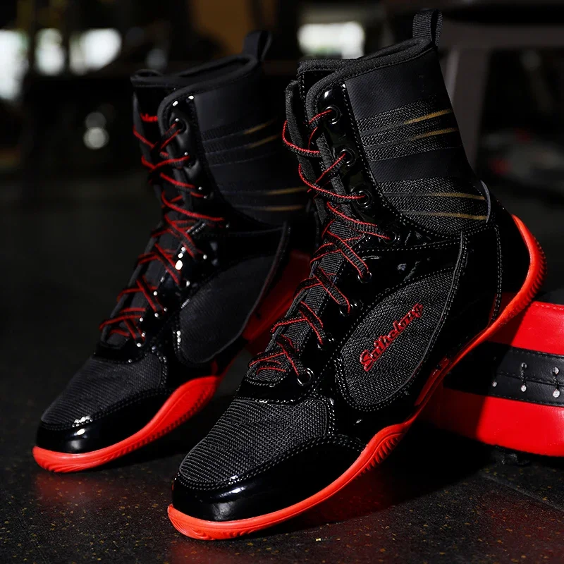 Боксерские туфли для мужчин и женщин роскошные брендовые Нескользящие на