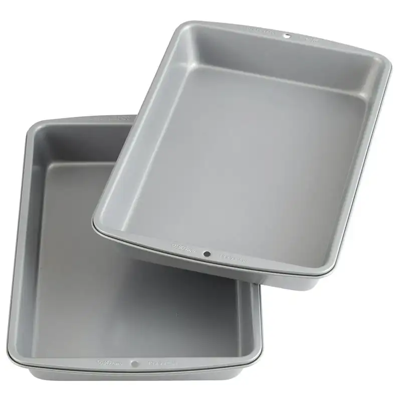 

Right Steel Non-Stick 9 x 13-inch Oblong Cake Pan Set, 2-Count