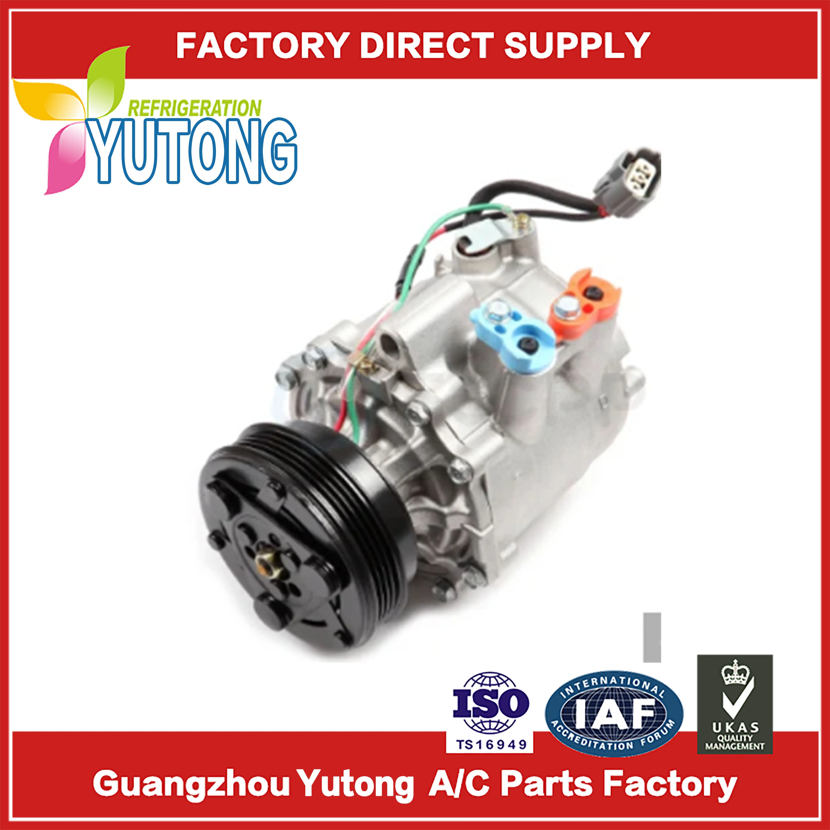 

AC Compressor Trsa09 38810-Pza-004 80351-S5d-A01 3605 for Honda Civic 38810-PZA-004; 3605; U3605; 38810PZA004; 80351S01A01; 80