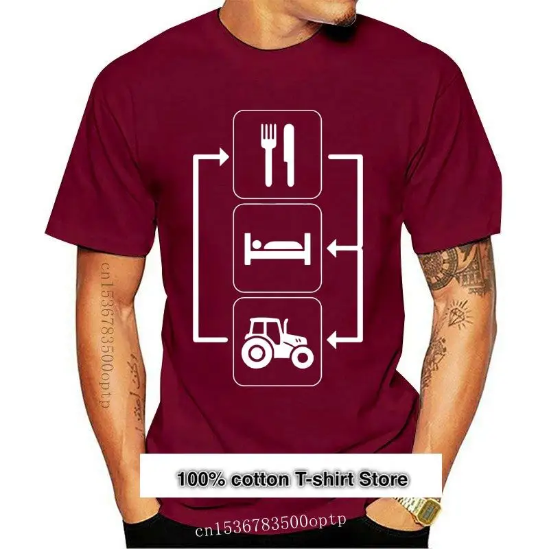 

Camiseta con estampado de Tractor para dormir, camisa Popular sin etiqueta, nuevo