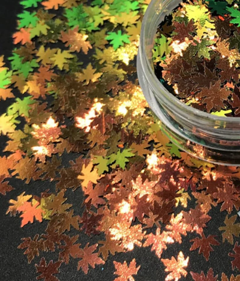 

Лак для дизайна ногтей Chemeleon Mixes Leaf Glitters Sequins 5 мм/10 г Хамелеон Блестящий Mixes Leaf /Maples Glitters Sequins