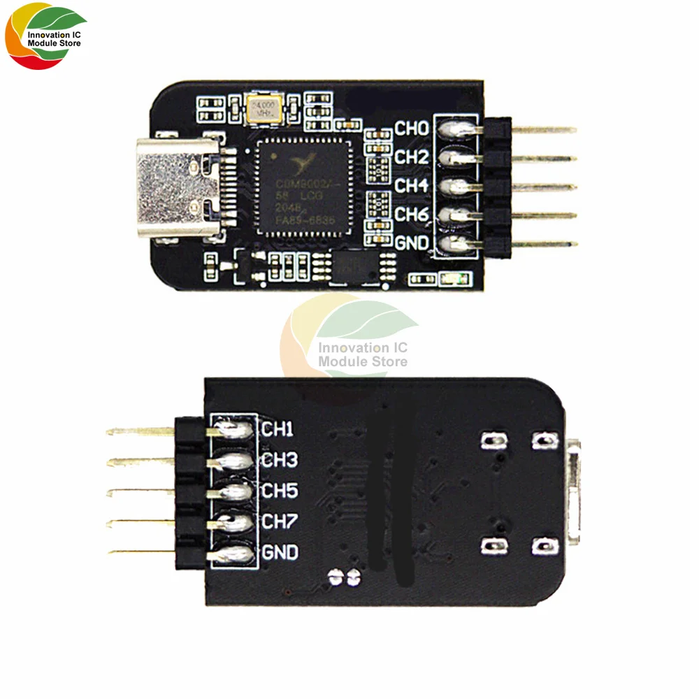 

Mini Logic Analyzer Type C Interface MCU Arm FPGA Debugging Tool 24m Sampling 8 Channels