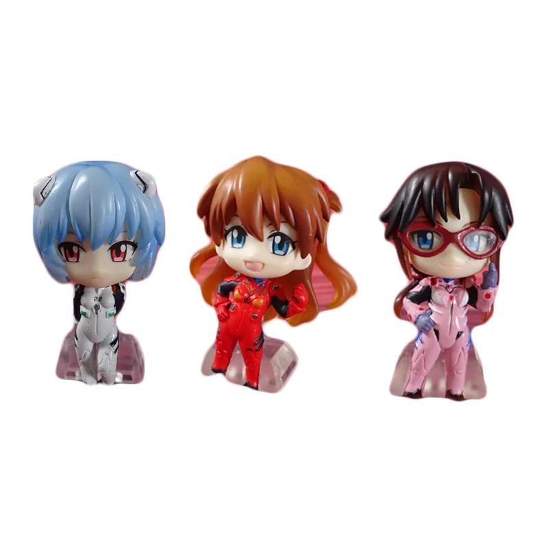 

Anime Figure Evangelion EVA Asuka Langley Soryu Mari Makinami Illustrious Action Figure Gacha Children Toys