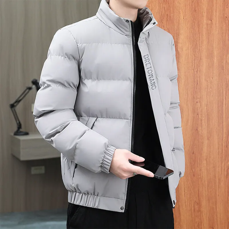 5XL Men Hip Hop Oversize Padded Bomber Jacket Coat Streetwear Graffiti Jacket Parka Cotton Harajuku Winter  Jacket Coat Outwear