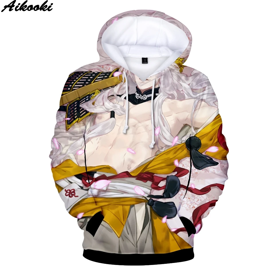 

Aikooki 3D Touken Ranbu Online Аниме толстовки Мужские Женские повседневные Свитшоты модные 3D печати толстовки мужские пуловеры свитшоты