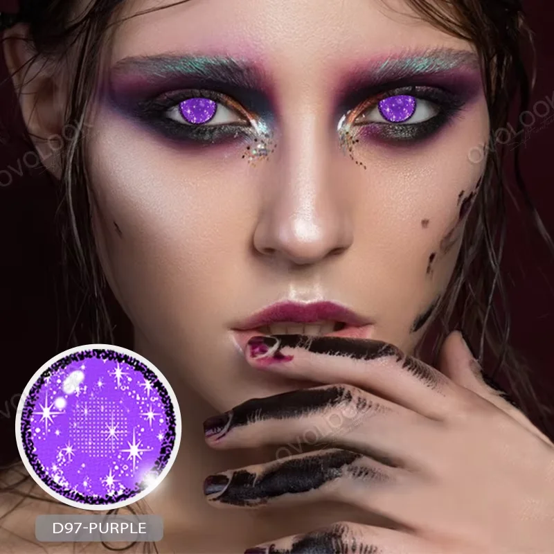 Фото OVOLOOK-1 пара/2 шт. линзы для косплея, аниме, контактные линзы для коррекции зрения, комедийные близорукости, контактные линзы по рецепту №4