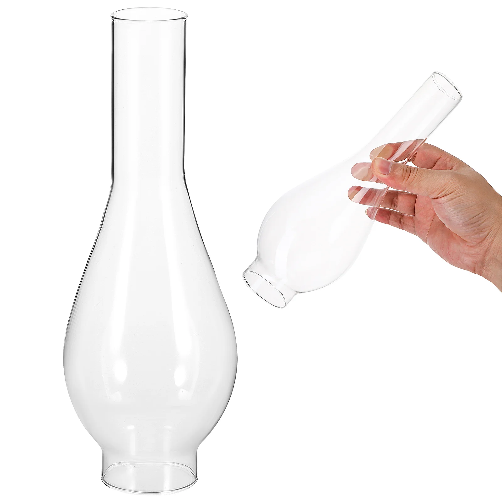 Длинная керосиновая лампа стеклянный абажур масляный фонарь прозрачные абажуры