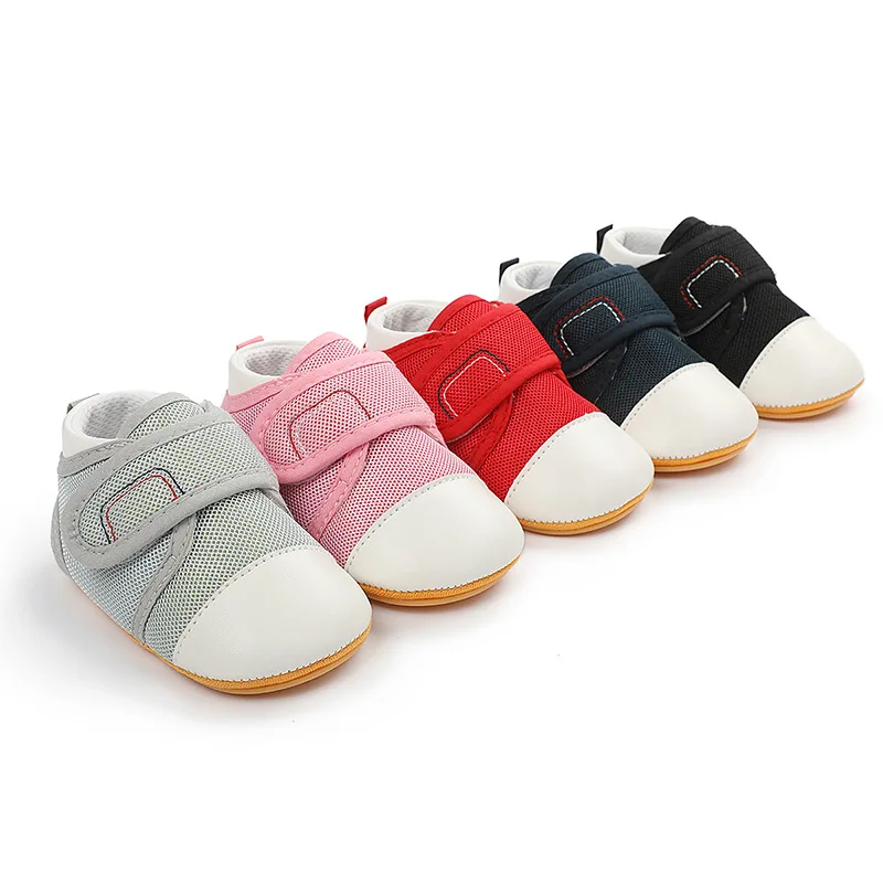 Парусиновые Кроссовки для новорожденных, удобная Уличная обувь из мягкой ткани, удобная одежда для мальчиков и девочек, обувь для начинающи...