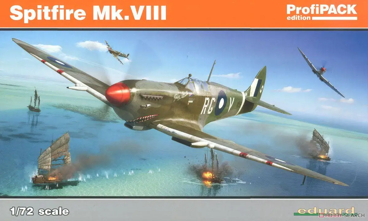 

Eduard EDU70128 1/72scale Spitfire Mk.VIII model kit