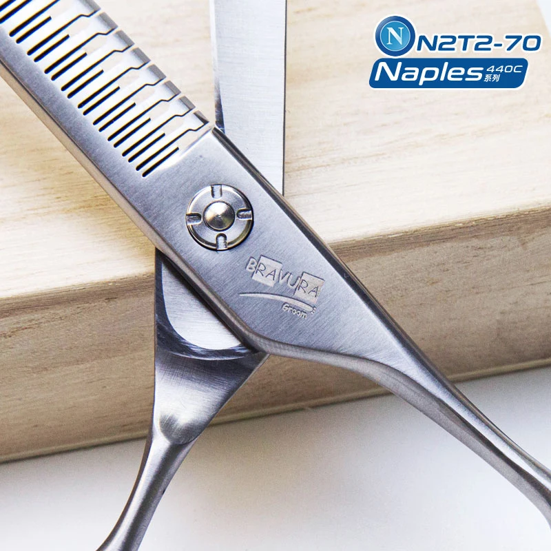 Профессиональные ножницы для разбавления домашних животных красоты 7 дюймов 23