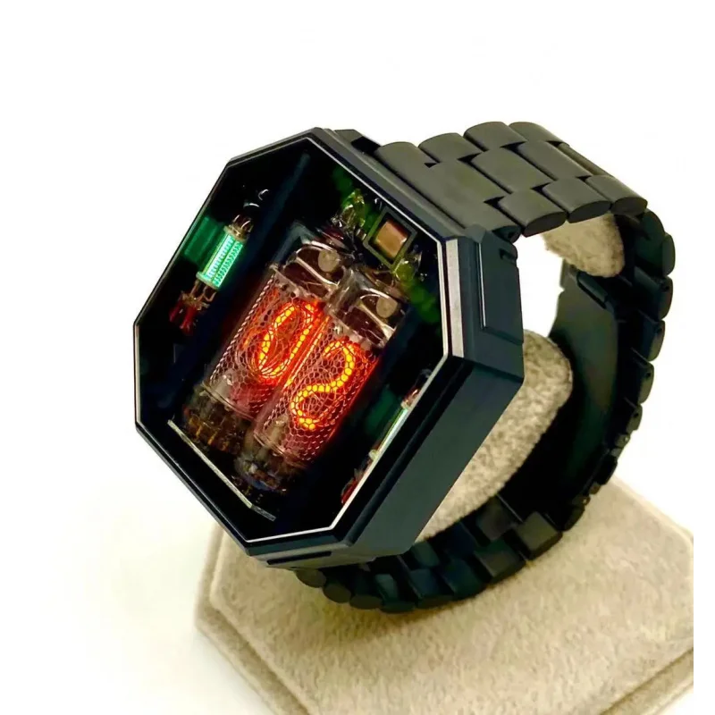 Nixie новые часы Niwa in16 светящаяся трубка задняя часть из углеродного волокна