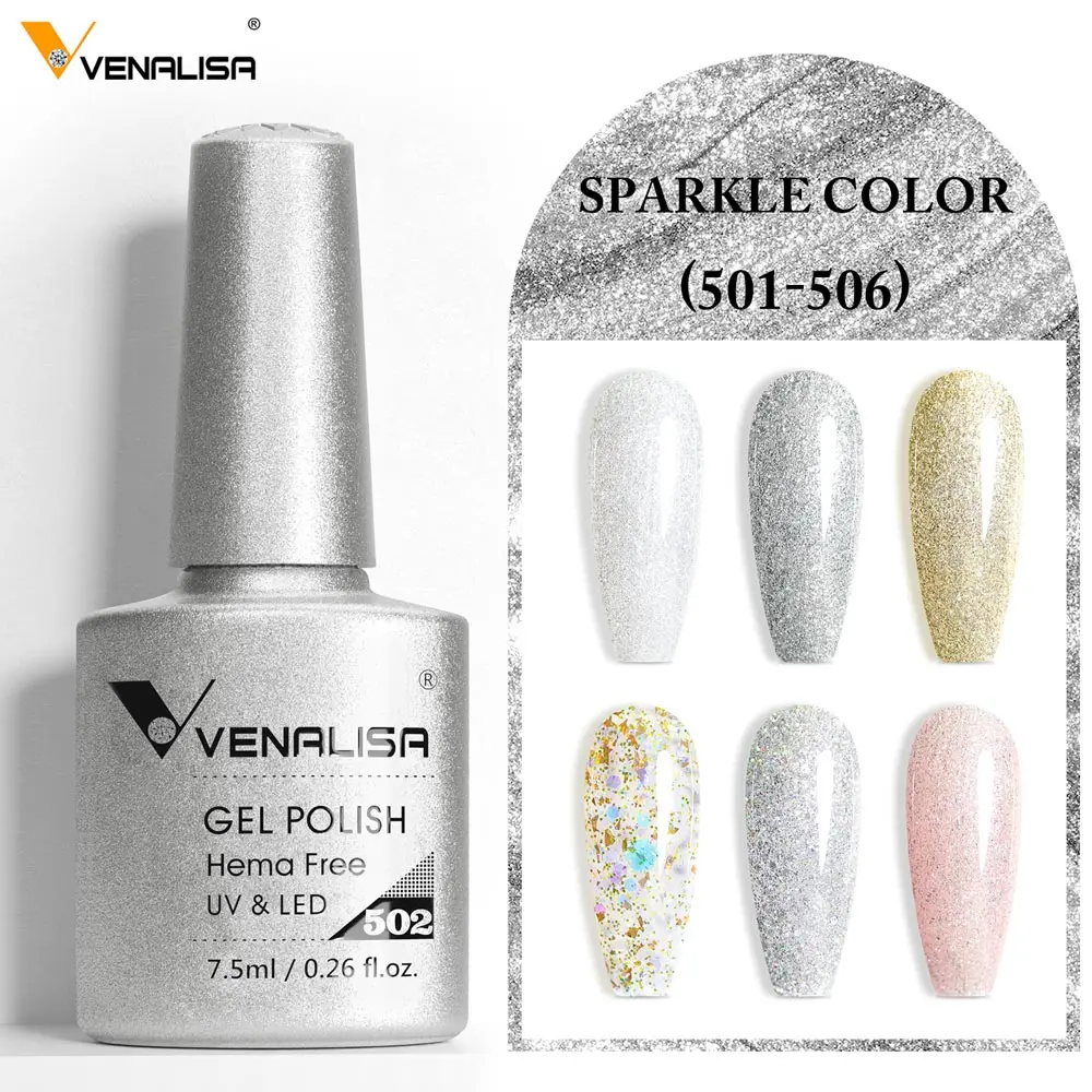 VENALISA VIP5 Роскошный гель-лак 7,5 мл HEMA Free и TPO Free Formula Высокоглянцевый полуперманентный гель Soak Off UV LED для ногтей (art.: 3920d4551a045) - 3920d4551a045