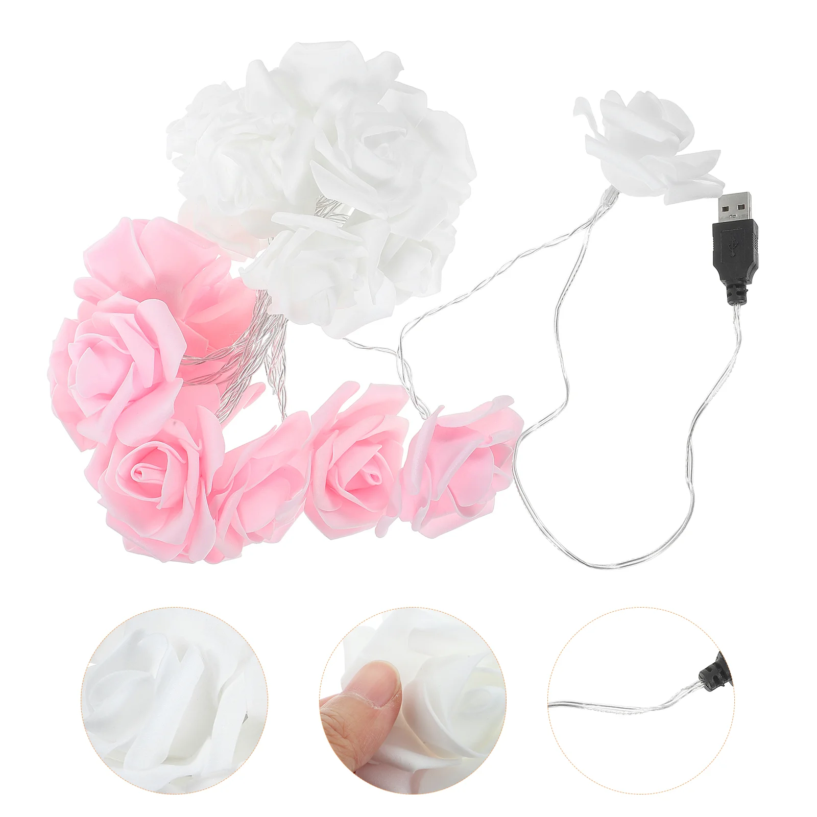

Unique Flower Shaped String Lamp Atmosphere USB Lamp Decor Lamp Scene Ornament