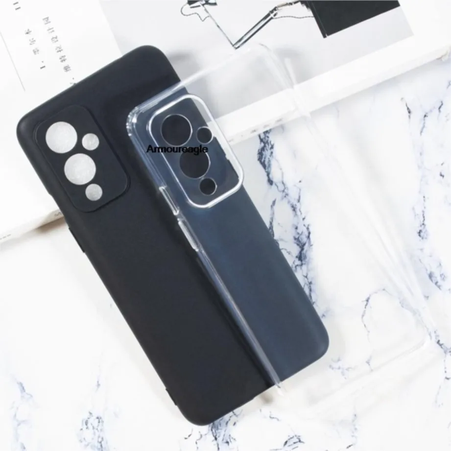 Силиконовая защитная задняя панель для oneplus 9 1 + 9 2021 le2113, le2111, le2110, le2117, le2115