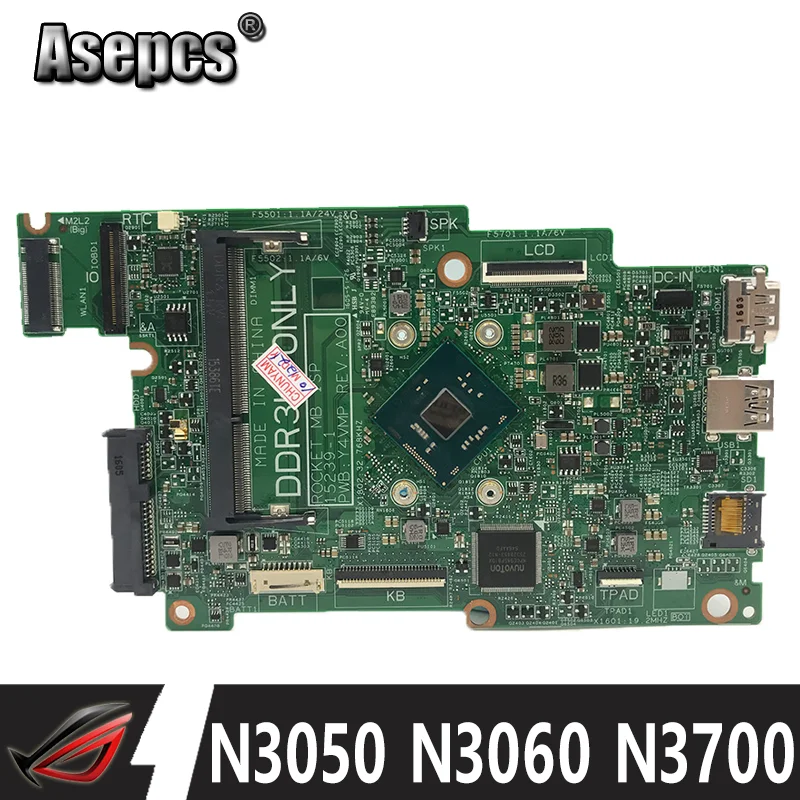 

15239-1 FOR dell Inspiron 11 3164 3162 Laptop Motherboard CN-0FK63J CN-0P75YT Mainboard with N3050 N3060 N3700 N3710 CPU