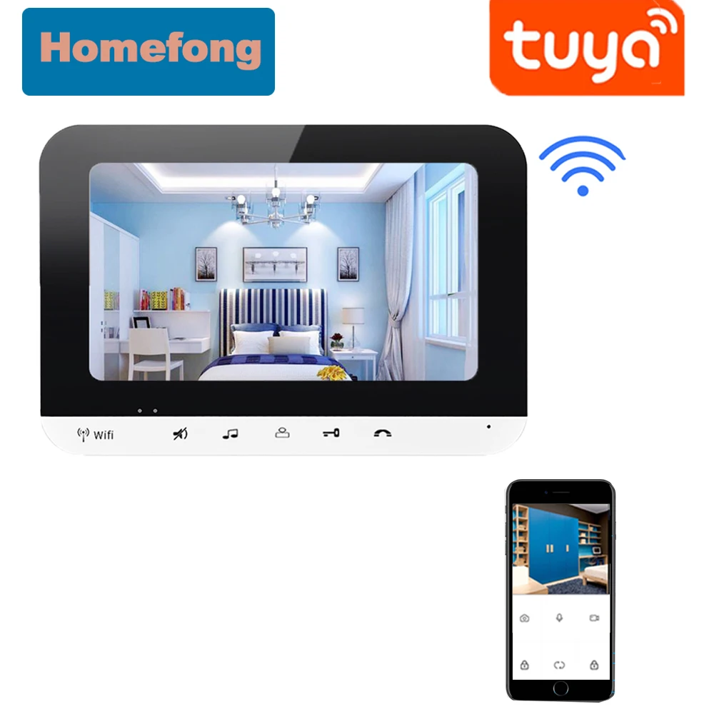 Видеодомофон Homefong с камерой дверного звонка и Wi-Fi |
