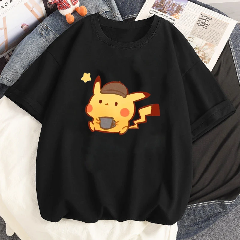 

Japanese Anime T-shirt Cute Cartoon Graphic T Shirts Women's Blouse Y2k Harajuku Girls Clothes Manga Fashion Short Sleeves Tops