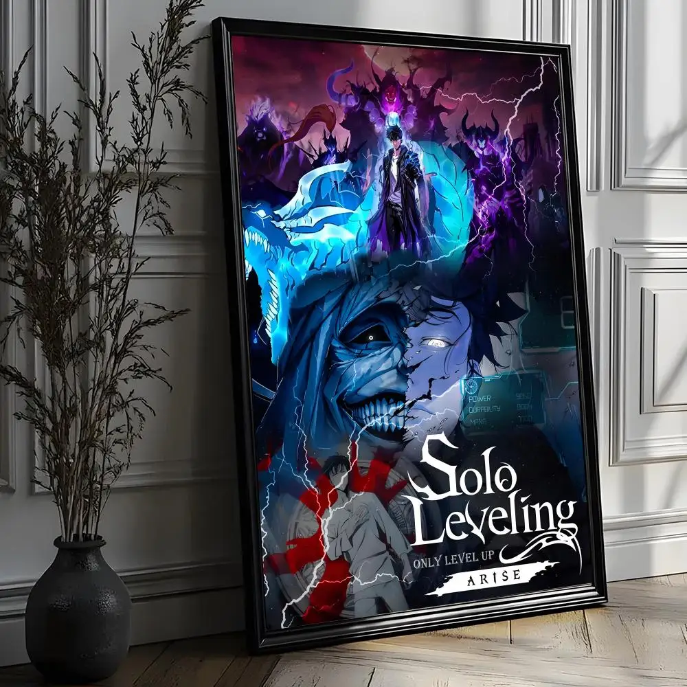 Популярный аниме-постер S-solo L-levelings, HD-арт, наклейка на стену, декор для комнаты, водонепроницаемый, для дома, гостиной, бара, эстетическое украшение (art.: 3920db348efb3) - 3920db348efb3