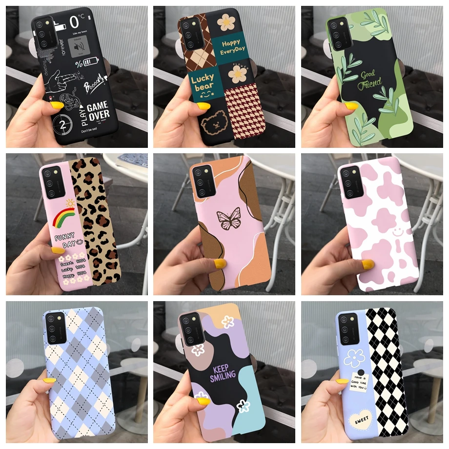 Чехол для телефона Samsung Galaxy A03s, задняя крышка, мягкий тонкий силиконовый чехол для Samsung A03s SM-A037F a03 s, роскошные модные чехлы с рисунком