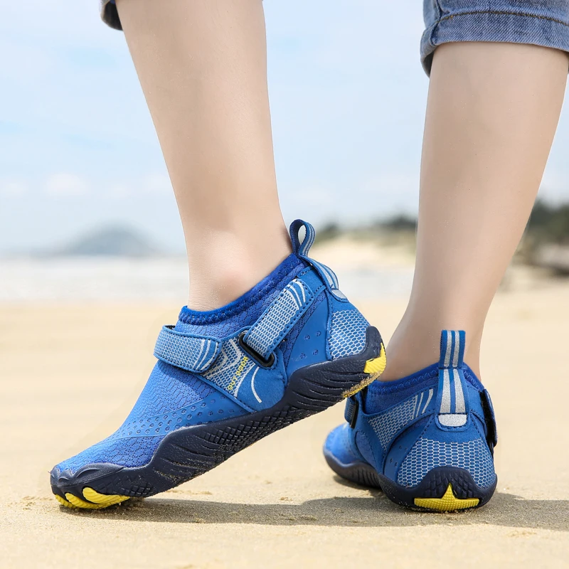 Men Women Wading Shoes Outdoor Sports Beach Sneakers Quick-Dry Water Shoes Breathable Antiskid Big Size 24-47