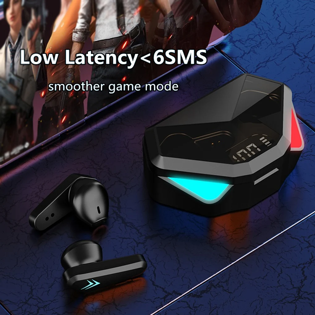 Новые игровые наушники TWS X15S беспроводные стерео Bluetooth наушники-вкладыши