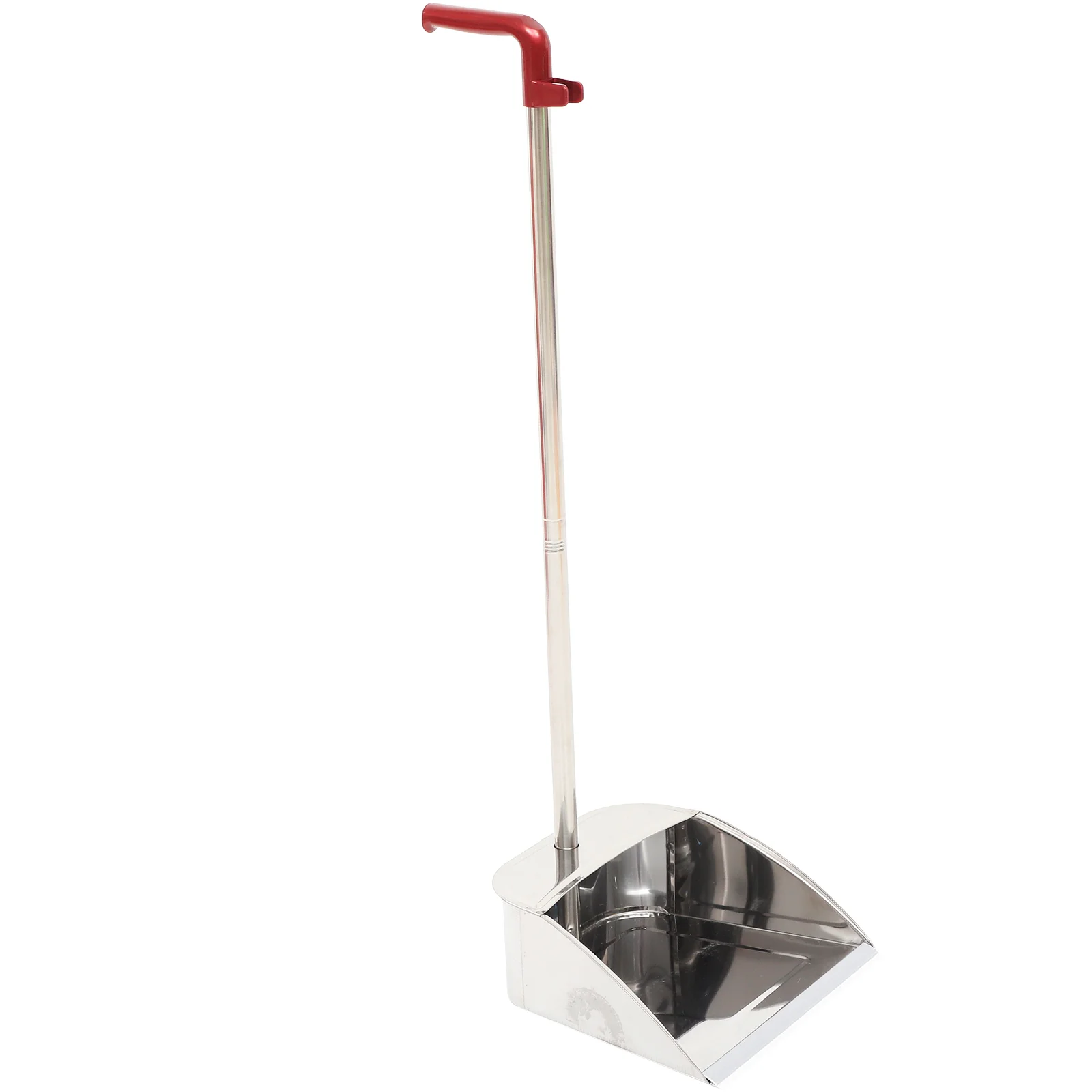 

Dustpan Cleaninggarbagehandle Waste Standing Home Broom Office Lobbytools Stainless Steel Pan Trash Kitchen Upright Outdoor