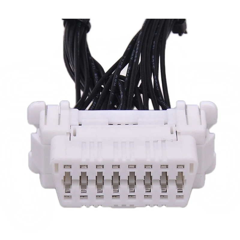 

4x30 см OBD2 OBDII jзубчатый кабельный разъем 16-контактный разветвитель удлинитель автомобильный удлинитель адаптер