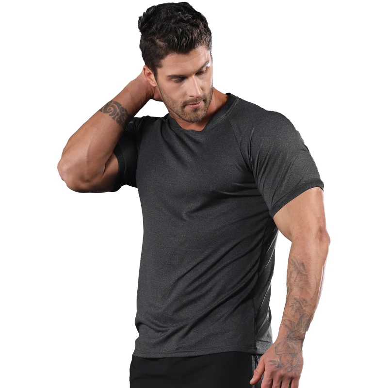 

Мужская футболка с коротким рукавом для фитнеса и бодибилдинга